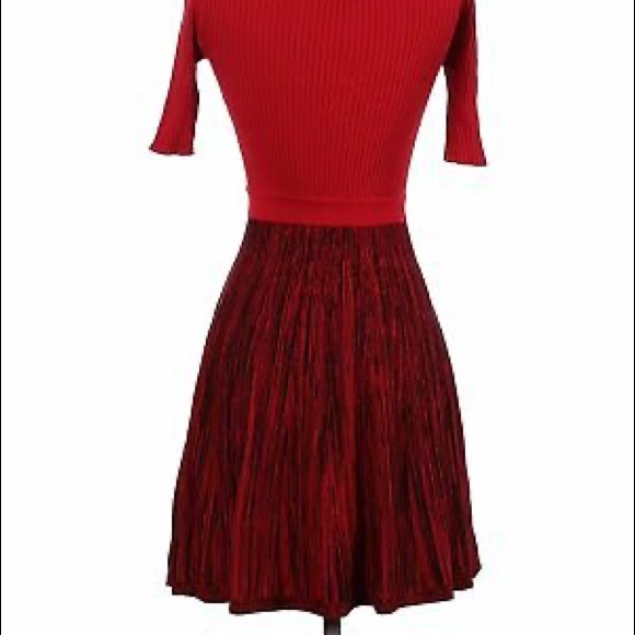 Candie’s Red Sweater Mini Dress— Size XS - Picture 9 of 9